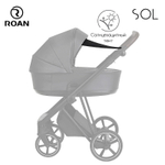 Детская коляска Roan Sol 3 в 1 с автокреслом Tutis Elo Lux EduSky Black RSL/1011 Cloud Grey