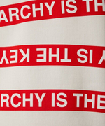 UNDERCOVER СВИТШОТ БЕЛЫЙ ANARCHY