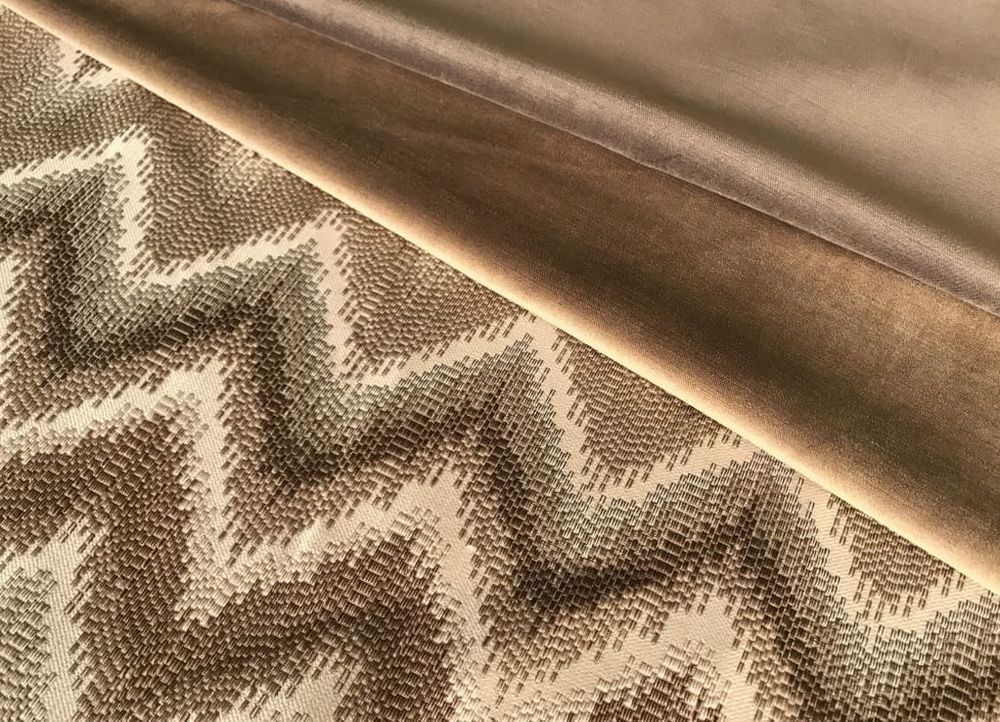 Велюр Эффект бежевый