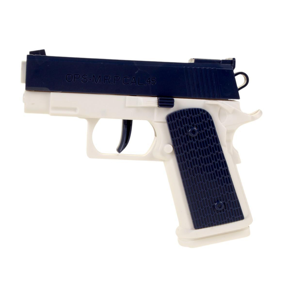 Водный пистолет 13см. синий, пакет 1681