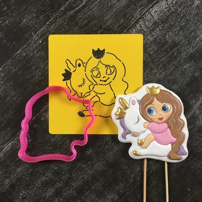 Принцесса №10 с единорогом