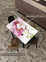 Обеденный стол "Сиреневая орхидея" 90x60 см