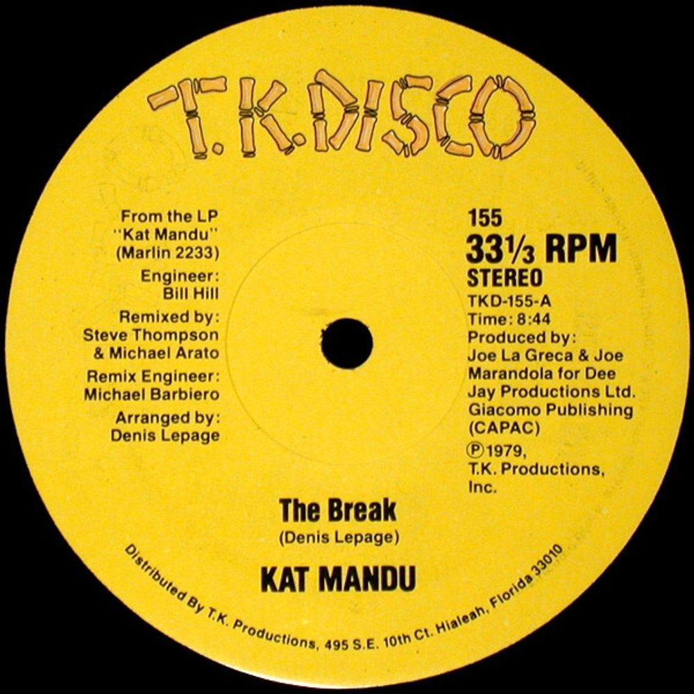 Kat Mandu – The Break / There&#39;s Only Been A Few