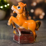 Фигурка Символ года 2026 "Огненные лошадки с пожеланиями" №2 11см