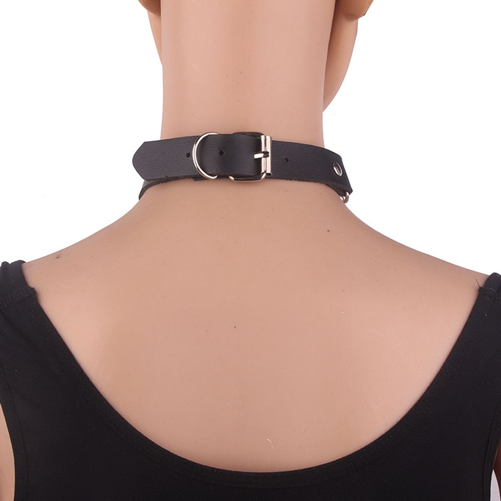 Чокер с сердцем на цепочке