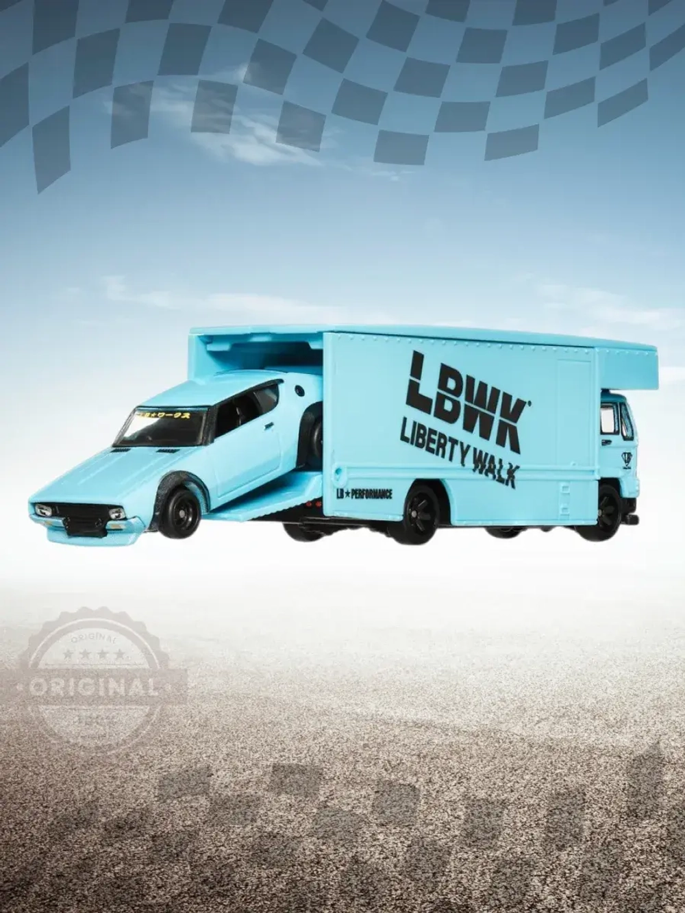 Набор Хот Вилс Premium Fleet Flyer и Nissan FLF56 HRV45