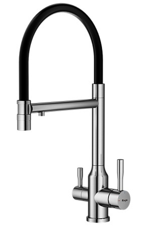 Смеситель для кухни со съемным изливом на магните и подключением фильтра питьевой воды R81.63.05