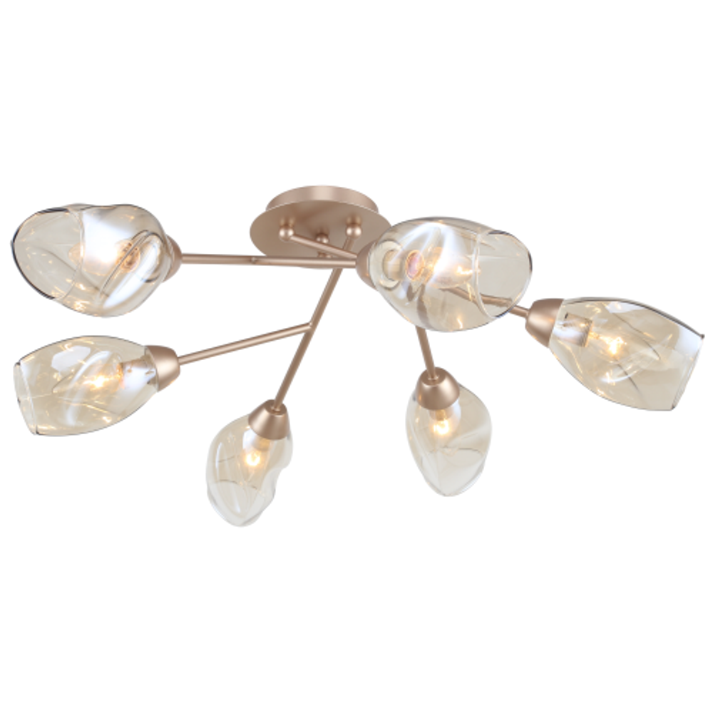 Люстра Rivoli Carrie 3124-306 6 х Е14 40 Вт модерн | Rivoli