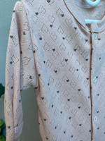 Комбинезон Сердечко (Малышеево) ажурная рибана Арт: 0204Р (Размер: 62)