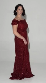 Платье со съёмным шлейфом