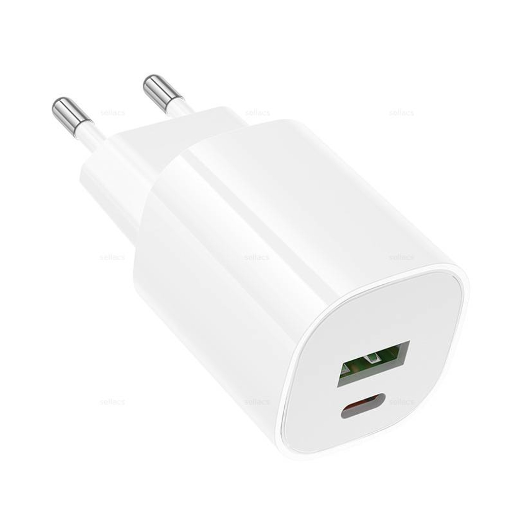 Зарядное устройство PD20W+QC3.0 Borofone BA104A (white)