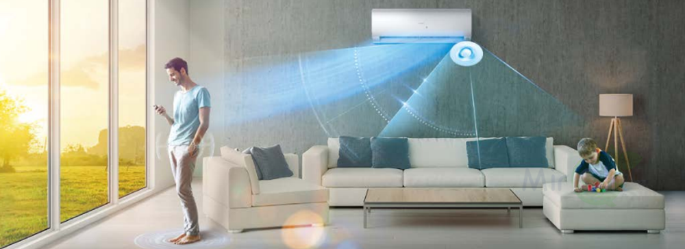 Мульти-сплит-система на 2 комнаты Haier 2U40S2SM1FA/AS09TS6HRA-M/AS12TS6HRA-M