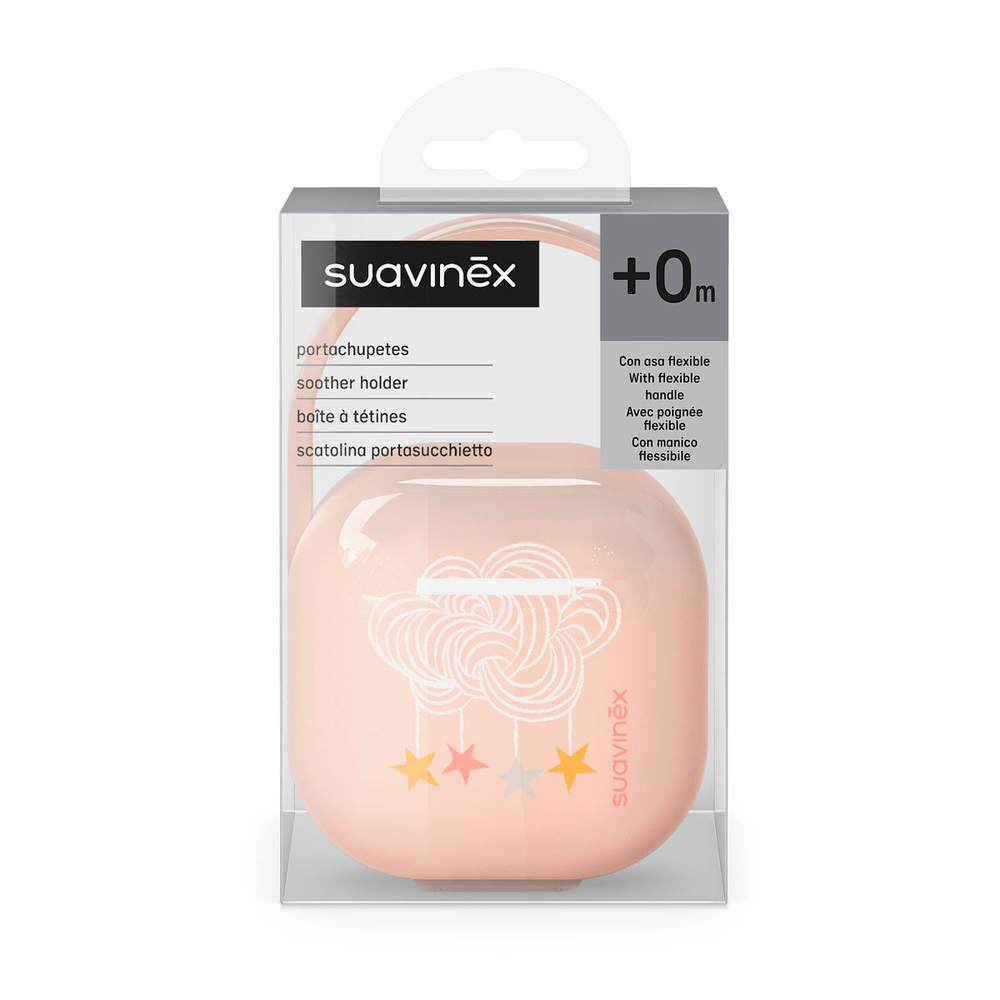 Футляр для пустышек Suavinex Bonhomia&Dreams розовый