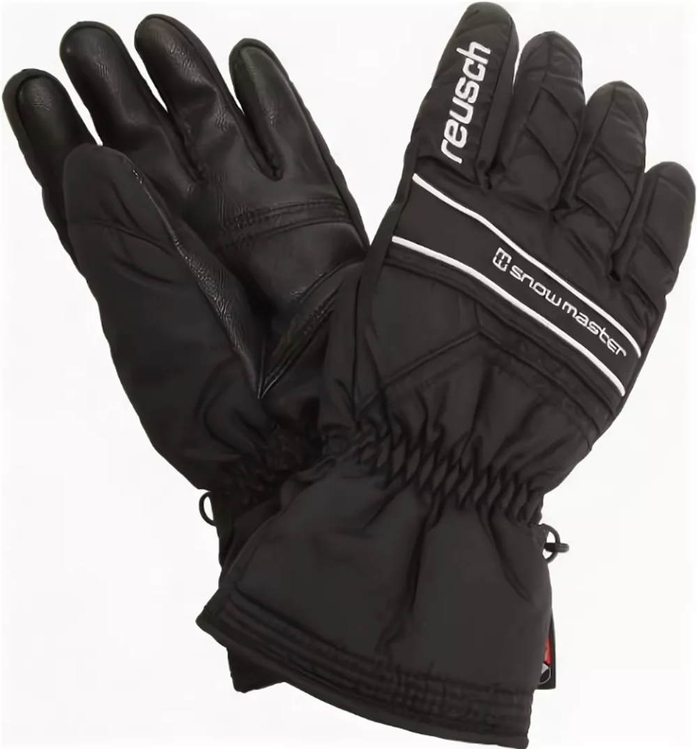 4001142  перчатки Reusch Snow Master, цв.700 black, Men, р.8