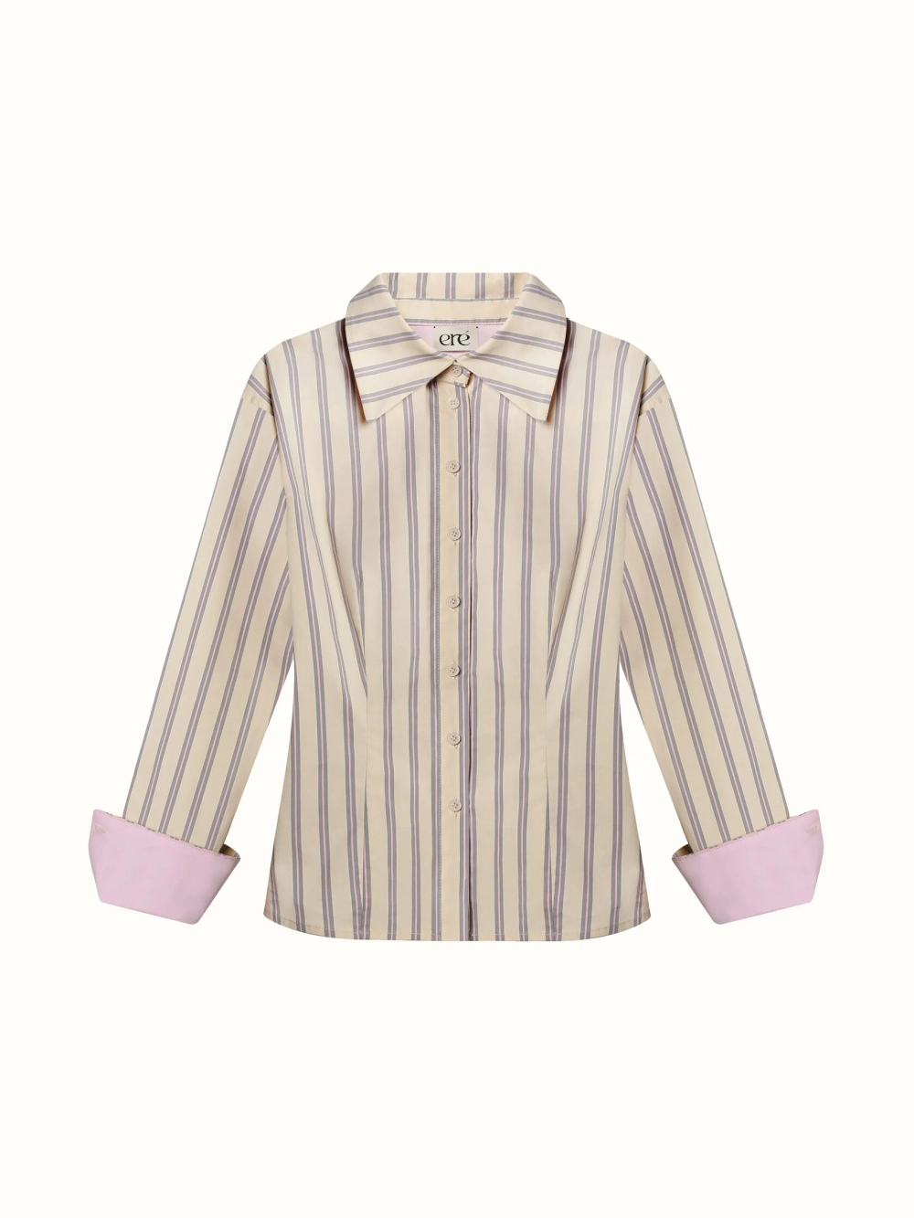 Рубашка в полоску "yellow"