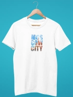 Футболки с надписью MOSCOW CITY