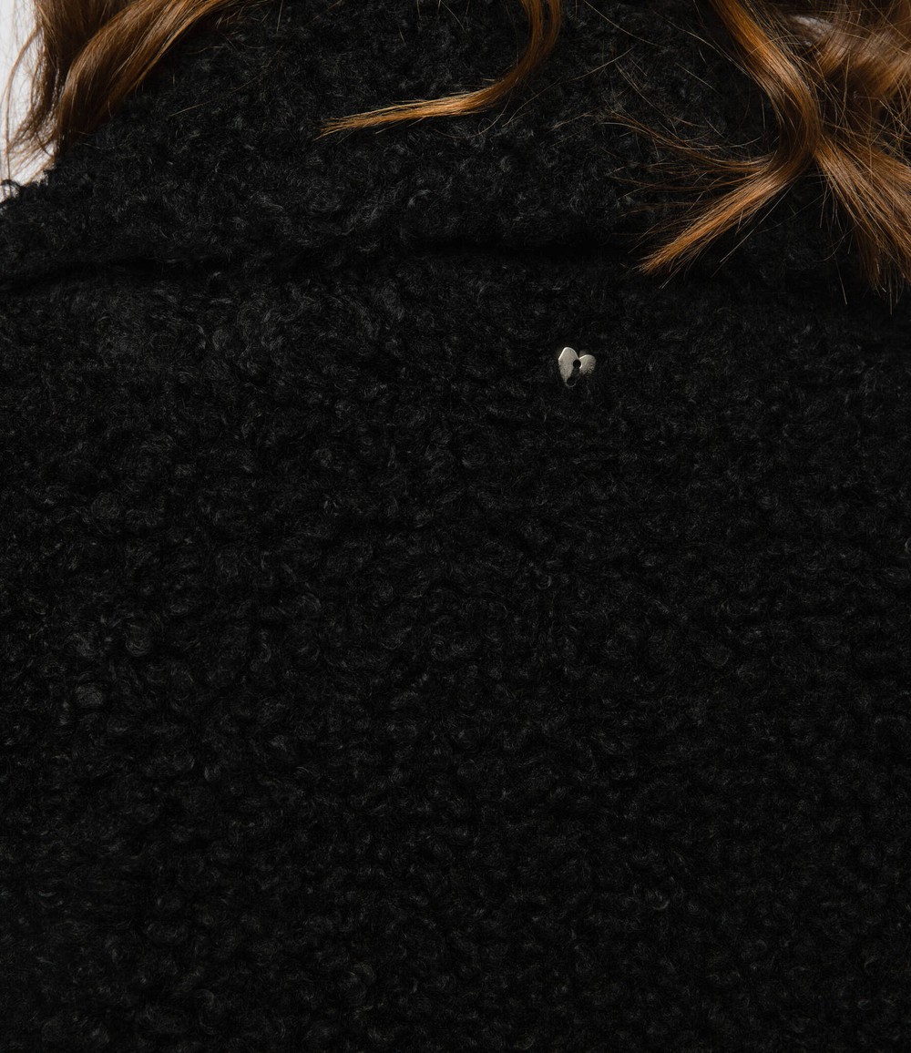 дубленка My Twin - черный(202MP2271)