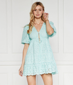 Платье DELIA Pepe Jeans London - бирюзовый(PL953475)