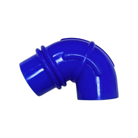 Патрубок силиконовый ДМРВ ГАЗ 3302 синий 2 ручья, 3302-1109192-30