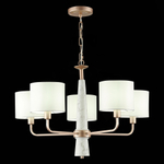 SL1163.203.05 Светильник подвесной ST-Luce Матовое золото/Белый E14 5*40W VELLINO