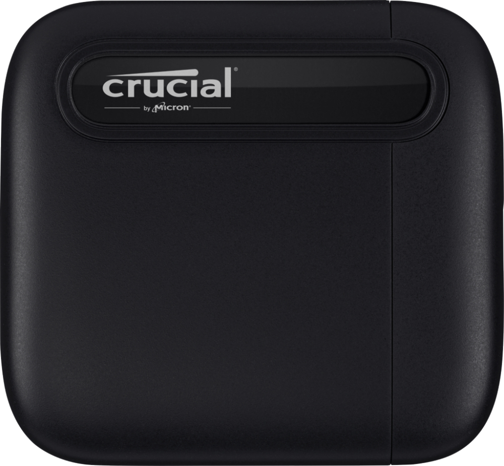 Внешний накопитель SSD 1Tb SSD Crucial X6 ( CT1000X6SSD9) USB 3.2 Type C черный