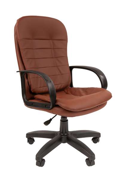 Офисное кресло   Стандарт СТ-95 Россия экокожа коричн.