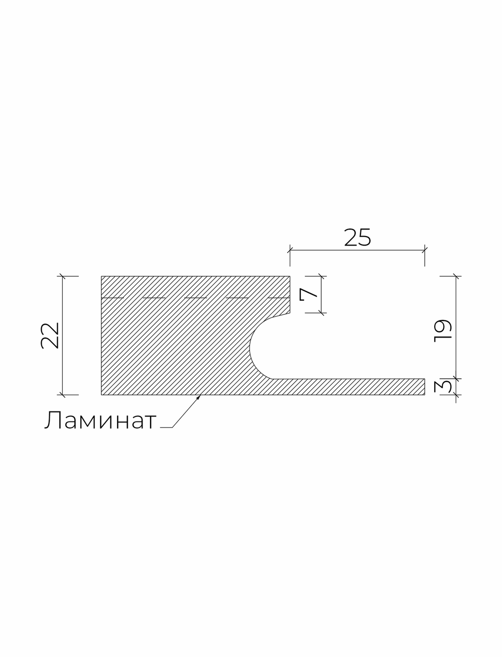 Интегрированная ручка Интегра тип 6 / Эмаль