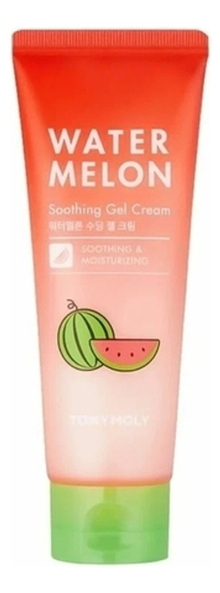 TONYMOLY Успокаивающий и увлажняющий гель-крем с экстрактом арбуза - WATERMELON SOOTHING GEL CREAM,120мл