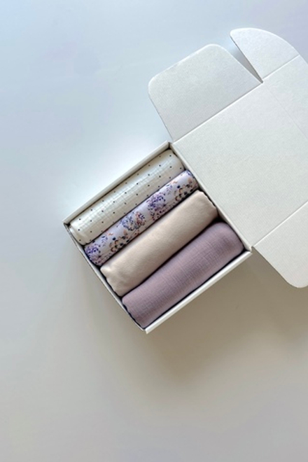 Набор пеленок "Сиреневые одуванчики M"