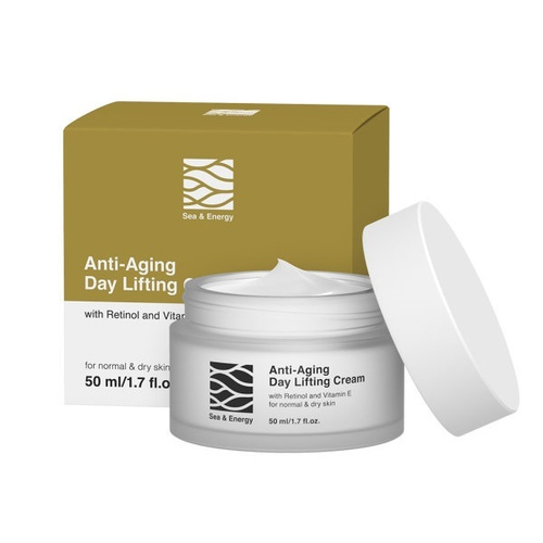 Антивозрастной дневной крем-лифтинг с ретинолом и витамином Е Sea&Energy 50мл