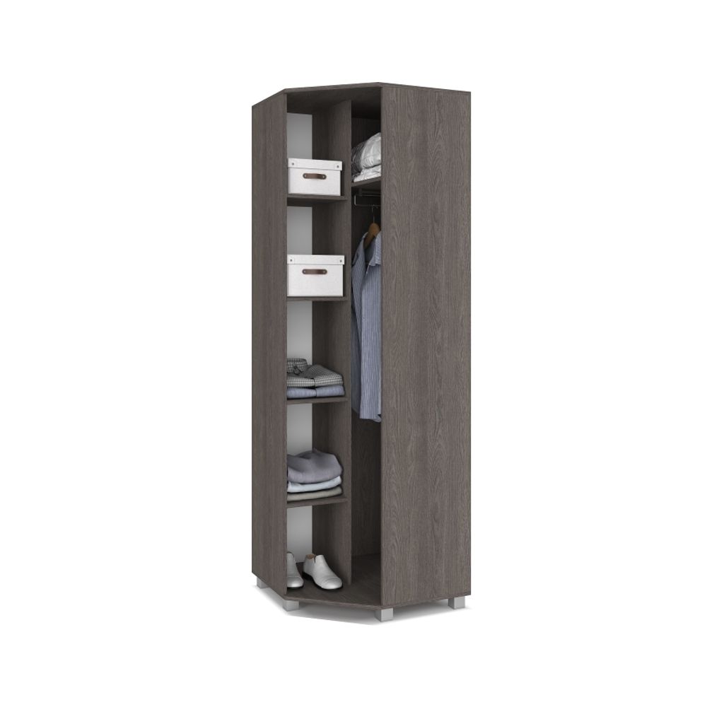 Шкаф угловой "Карина" К57 (анкор темный/анкор светлый), ЛДСП, MODERN