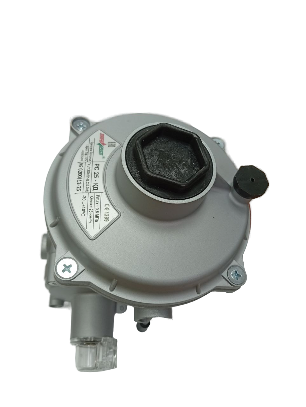 Редуктор давления газа Термобрест РС 25-КД угловой без штуцеров