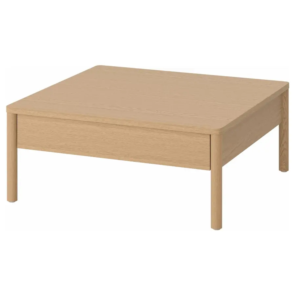 Журнальный стол -TONSTAD  IKEA/ ТОНСТАД ИКЕА, 84х82х35 см, светло-коричневый
