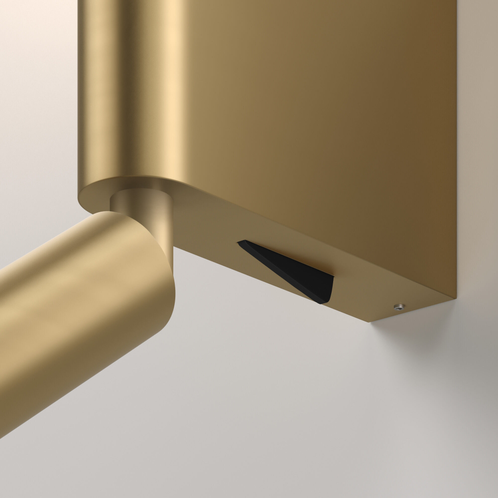 Светильник настенный светодиодный Sarca LED латунь 4000К 40111/LED латунь