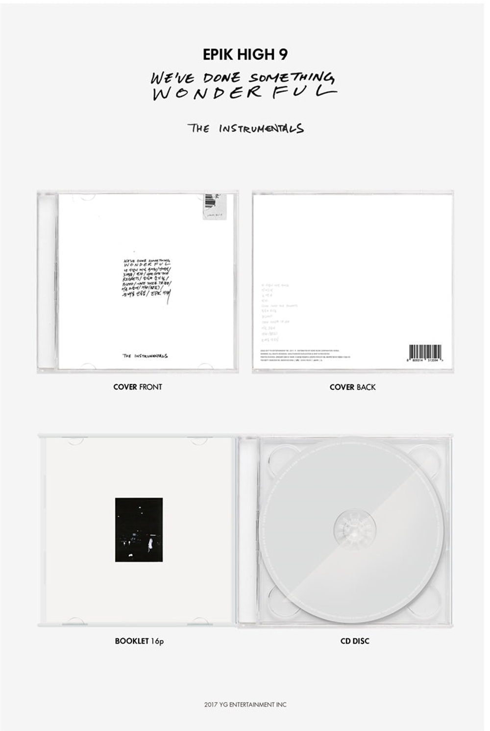 Альбом Epik High - We've Done Something Wonderful ''The Instrumentals'' 9th Album
