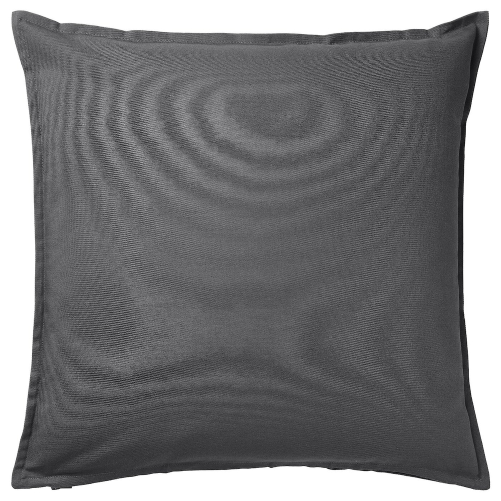 IKEA GURLI  (ИКЕА ГУРЛИ)  -  Наволочка, темно-серая, 50x50 см