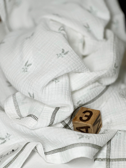 Муслиновая пеленка Букет Нежности 90*130 (+/-5см)