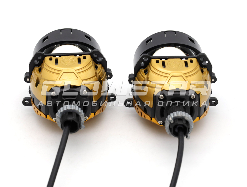 Билед модули Aozoom A15 PRO 4300K 2026, 3.0 дюйма, 2 чипа, 12V, 58W/65W, крепление 3R и съемное гаечное (комплект, 2шт)