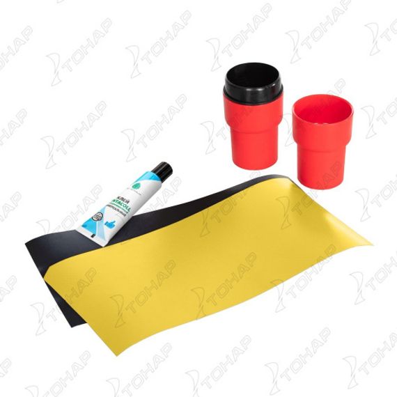 Лодка Тонар Алтай А320 (надувное дно) желтый/черный