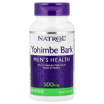 Natrol, Кора йохимбе, 500 мг, 90 капсул