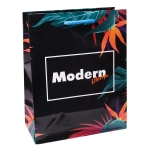 Пакет подарочный «Тропический постер» с глянц.лам. 18x23x10 см