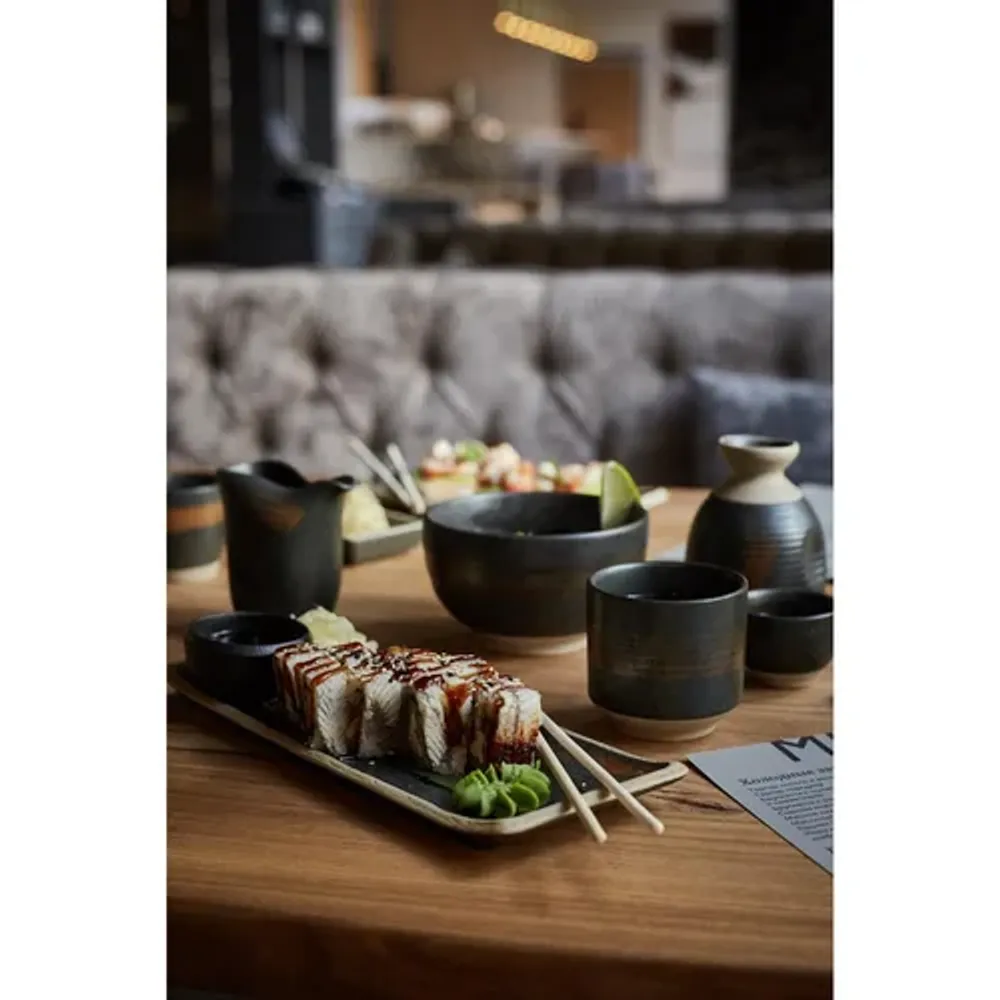Соусник 250 мл 9,5*6 см h10 см фарфор Dark Matt Panasia P.L. Proff Cuisine [1]