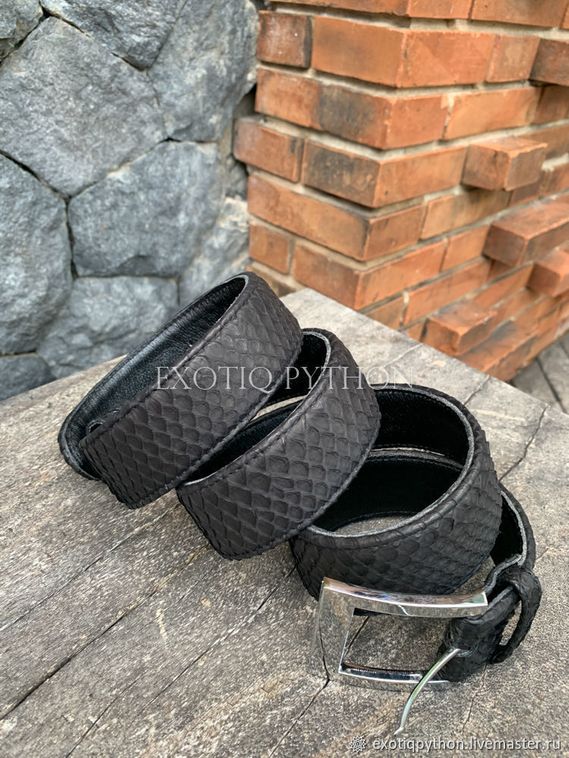Мужской ремень из питона AC-80