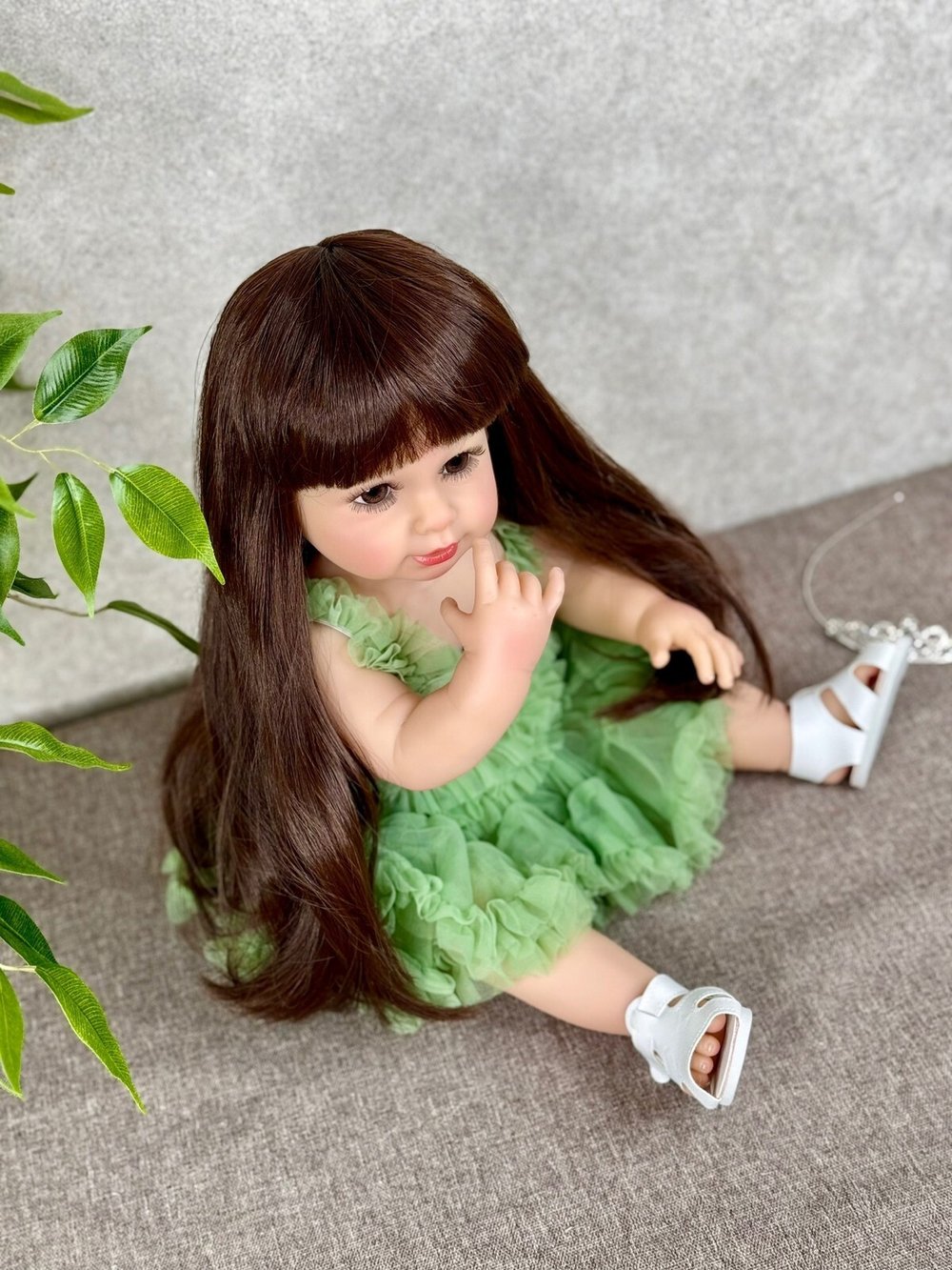 Кукла Реборн виниловая 55см в пакете (FA-567)