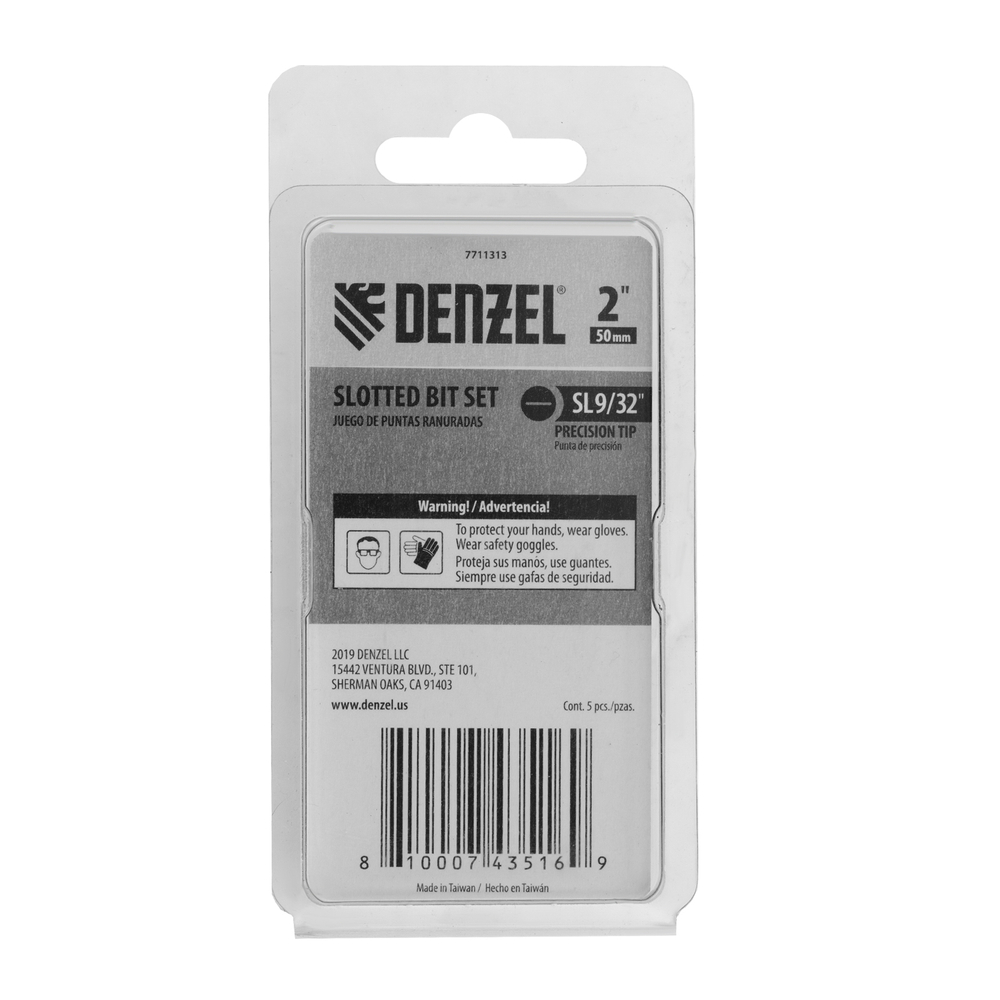 DENZEL Набор бит SL7 x 50 5шт/упак