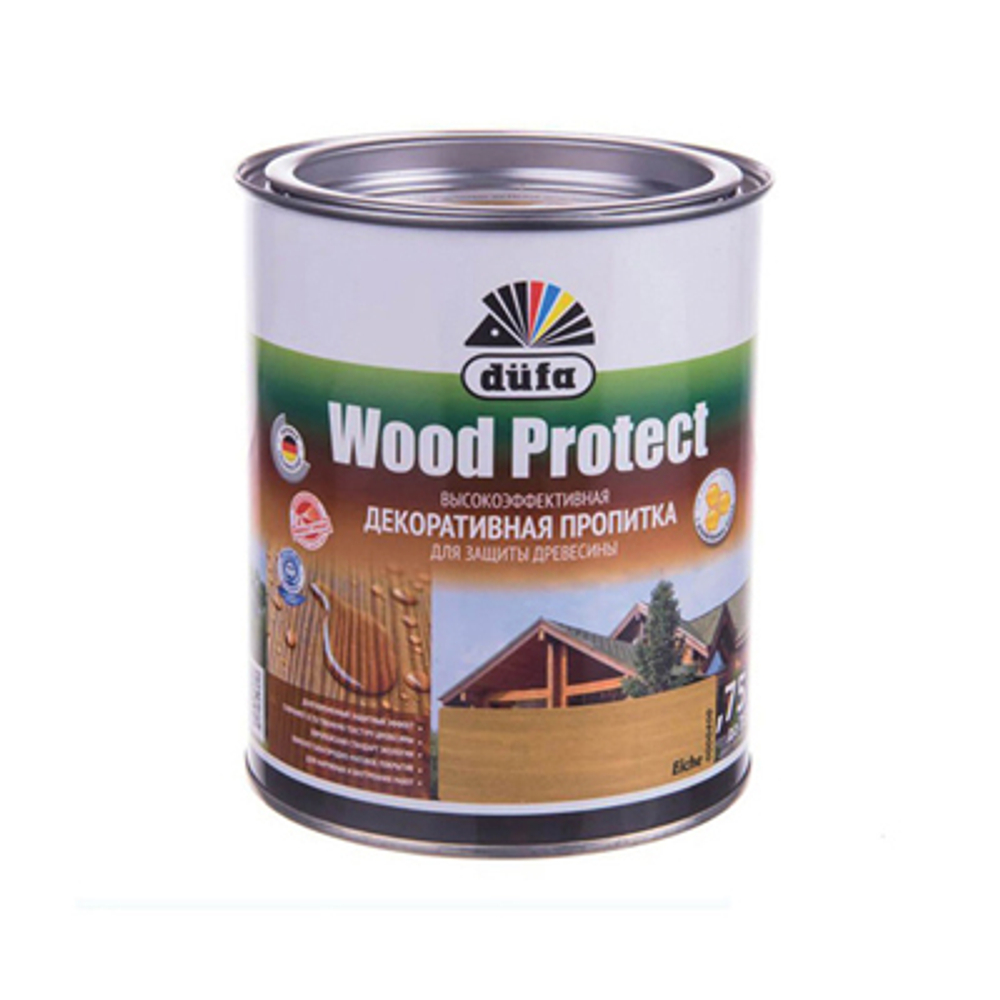 ДЮФА Wood Prottct пропитка  белая 0,75 л