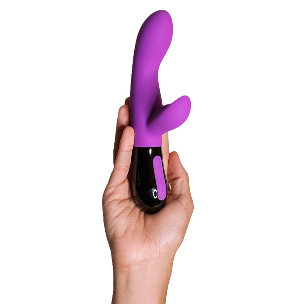 Фиолетовый вибратор-кролик 20,4см Adrien Lastic Gaia 2.0 Rampant Rabbit Vibrator Purple