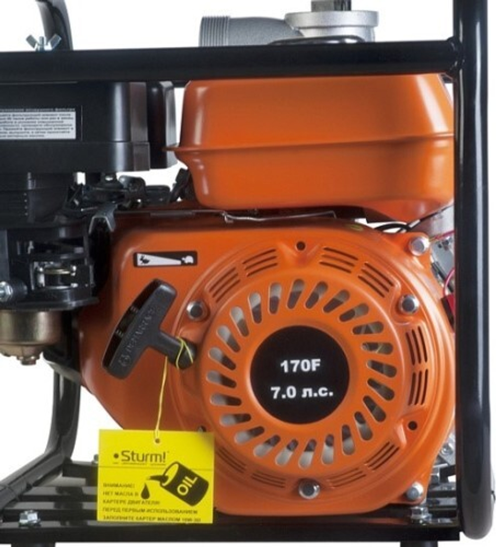 Мотопомпа бензиновая Sturm BP87101 для слабозагрязненной воды