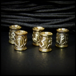 Бусина "Старший Футарк. Руна Одал " (малая) для темляков или браслетов