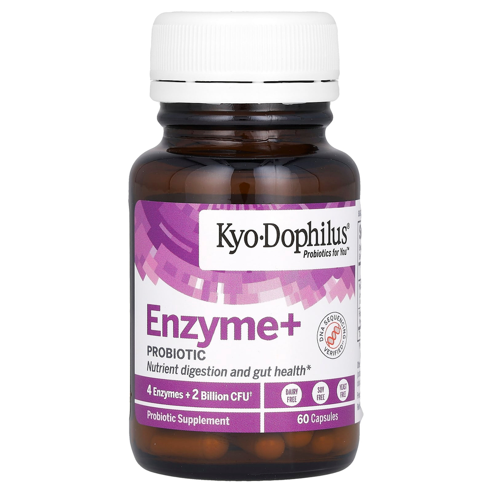Kyolic, Kyo Dophilus, фермент и пробиотик, 60 капсул